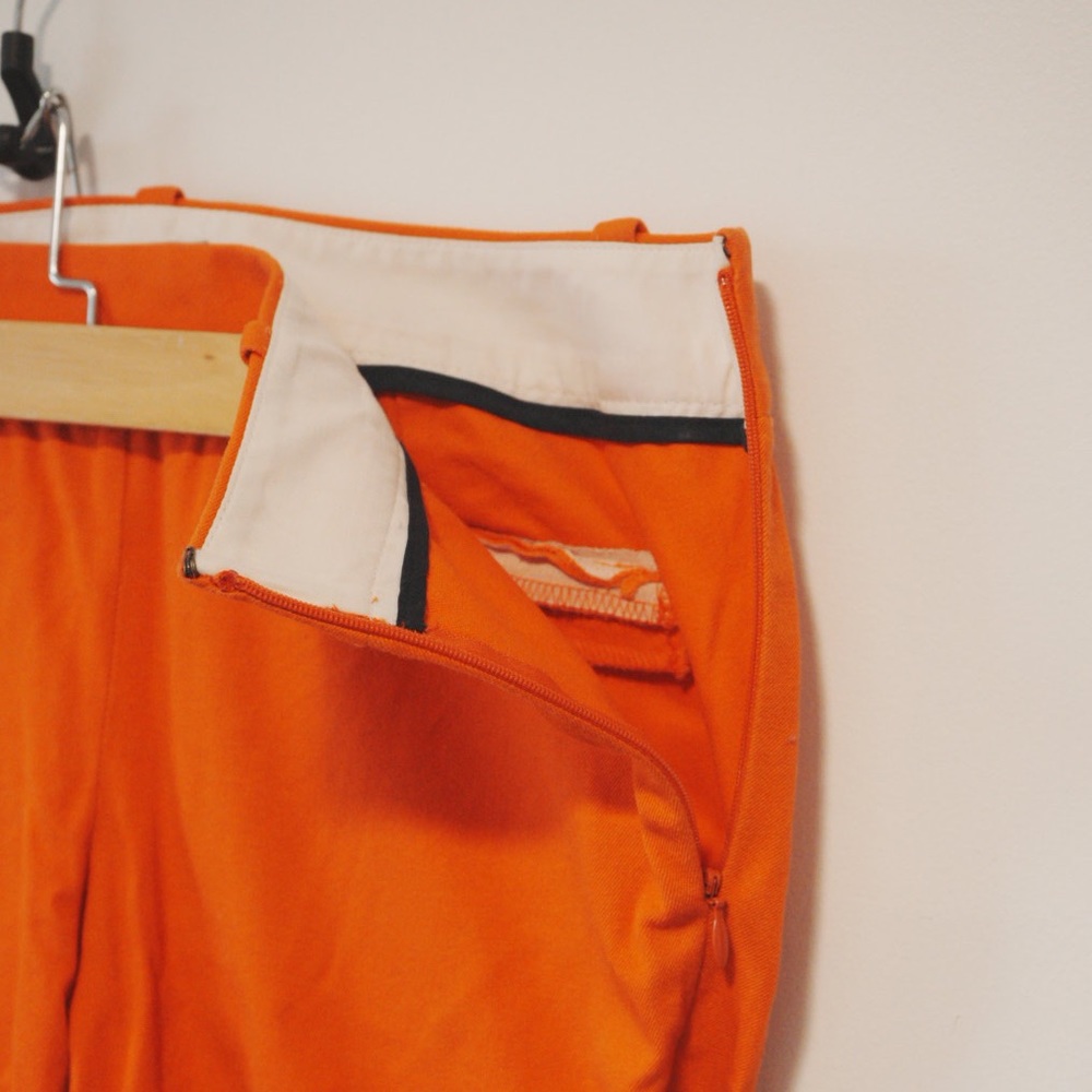 J. Crew City Fit Pants / Skinny Stretch Fit - Orange